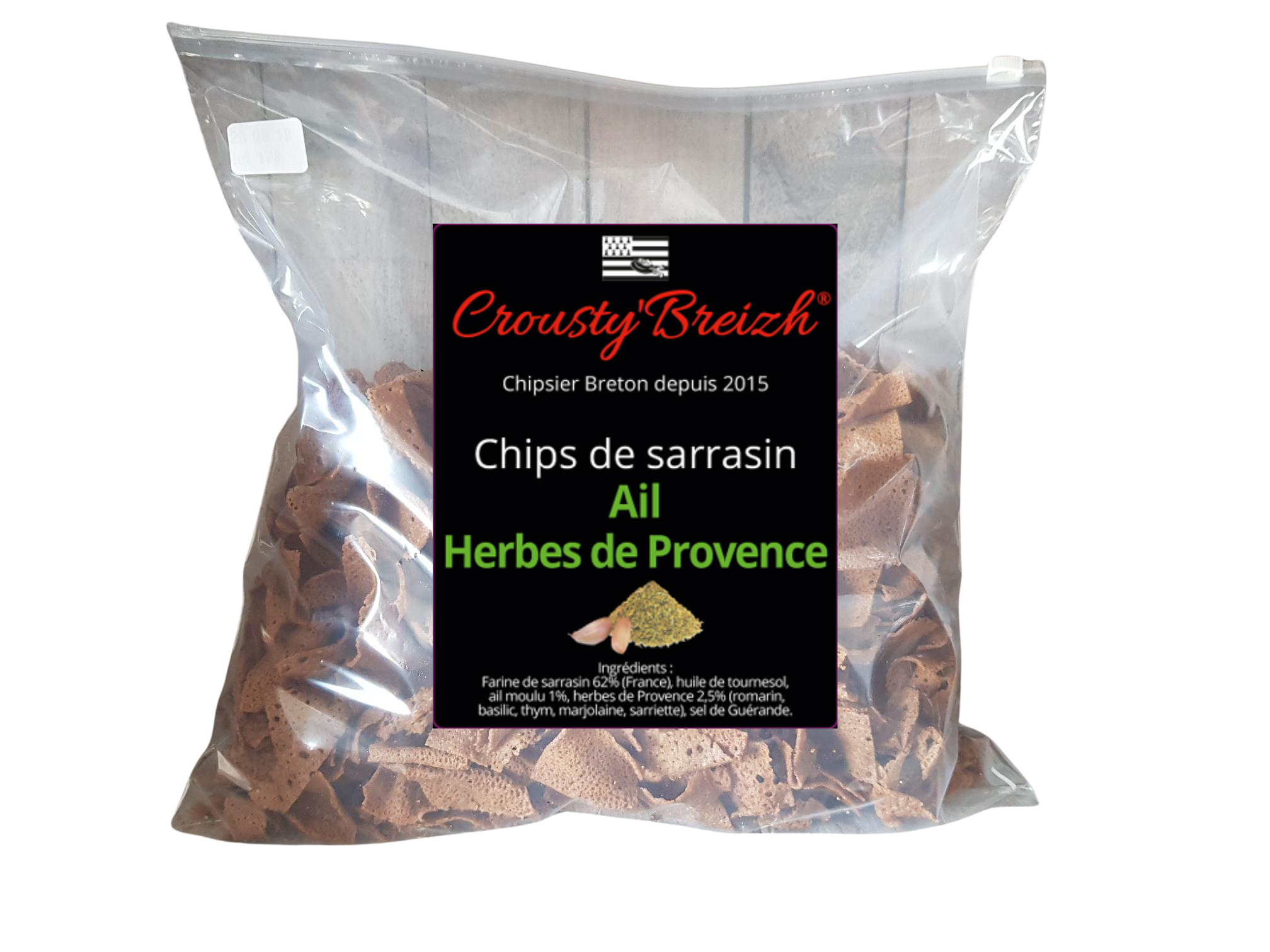 Chips de sarrasin AIL / HERBES DE PROVENCE VRAC 1kg - Crousty'Breizh