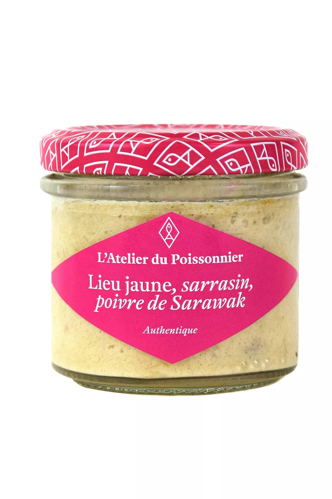 Rillettes de lieu jaune, sarrasin, poivre de sarawak 90g - Crousty'Breizh