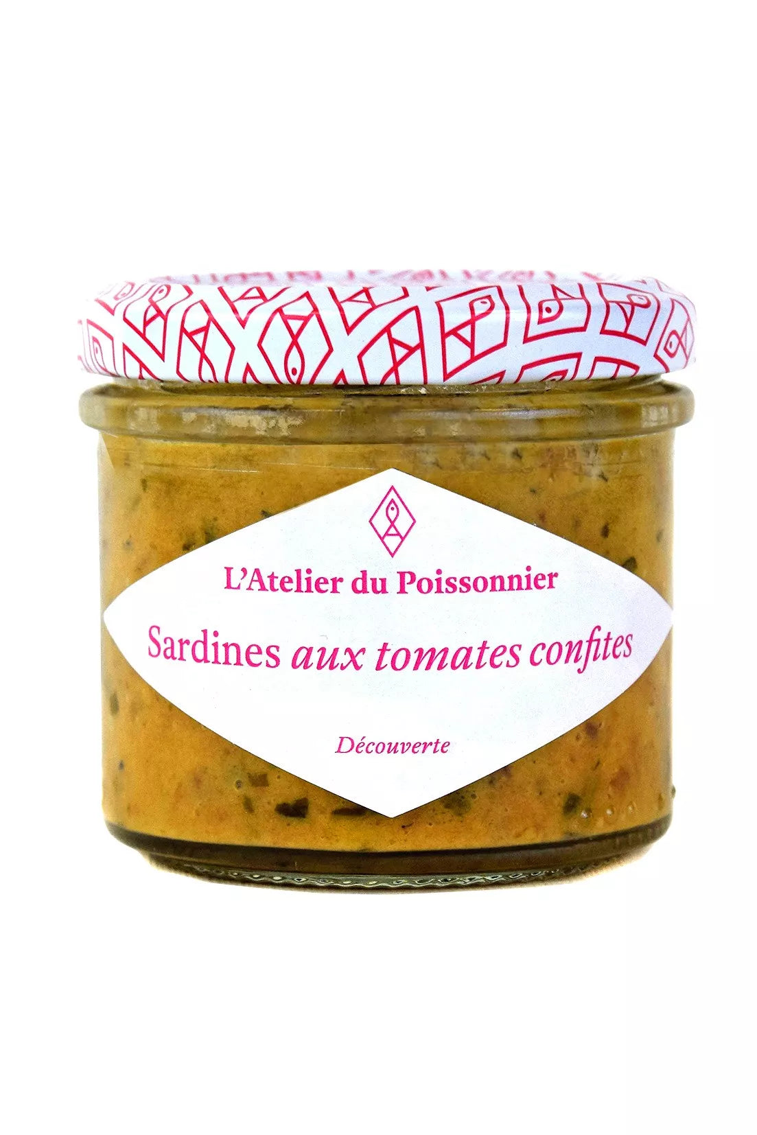 Rillettes de sardines aux tomates confites et Basilic 90g - Crousty'Breizh