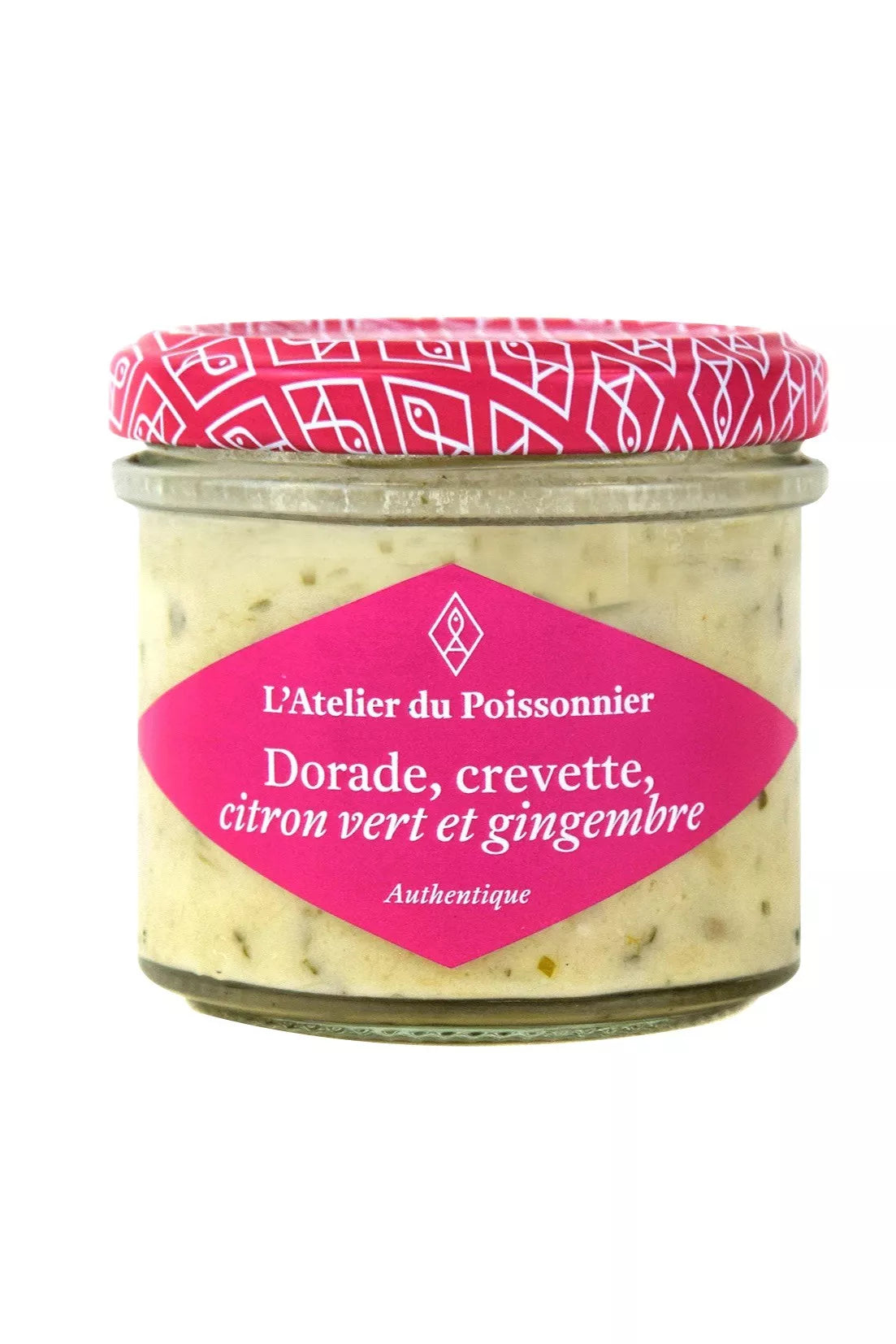 Tartinable de Dorade sébaste crevette, citron vert et gingembre - Crousty'Breizh